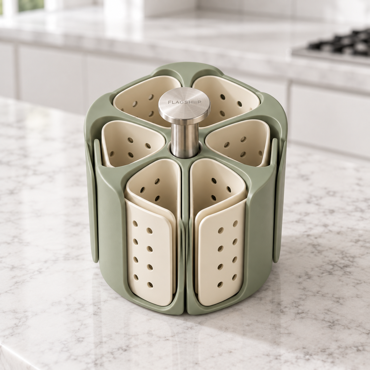 VOGGUU® 6-Zone Collapsible Multi-Food Steamer
