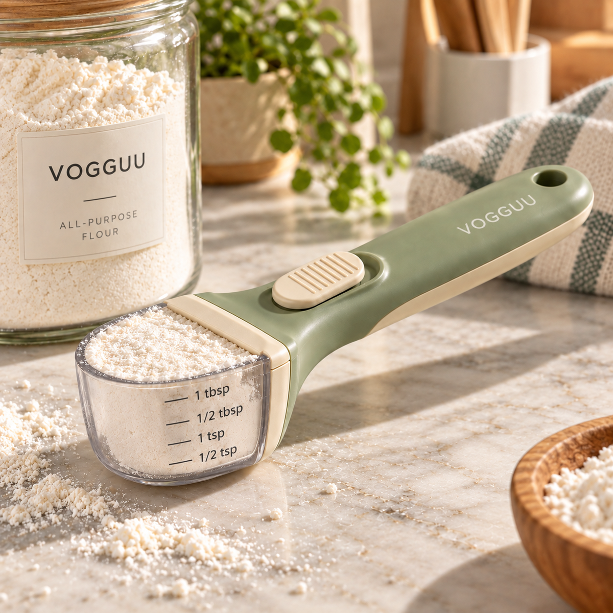 VOGGUU® Slide-Level 4-in-1 Measuring Scoop