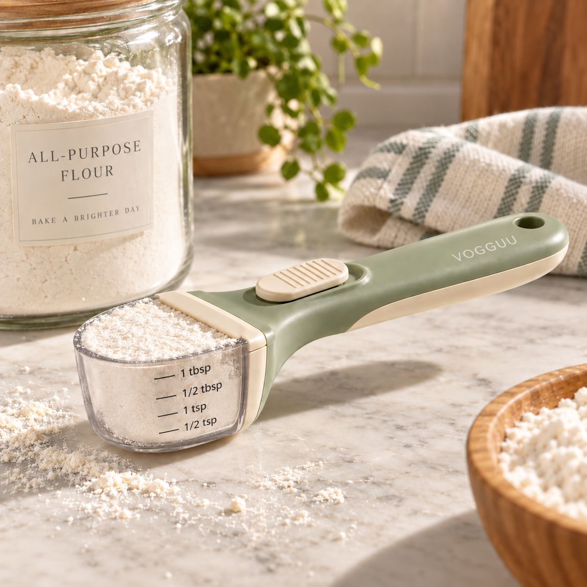 VOGGUU® Slide-Level 4-in-1 Measuring Scoop